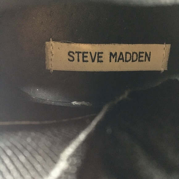 Steve Madden Black P-Kombat Lace Up Boots Size 7M - Picture 13 of 13